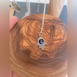 Hamsa Charm Necklace